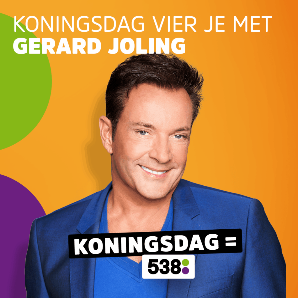 Gerard Joling bij Koningsdag in Breda aankondiging